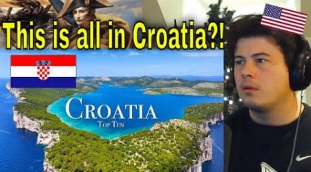 American Reacts Top 10 Places To Visit in Croatia - Travel Guide