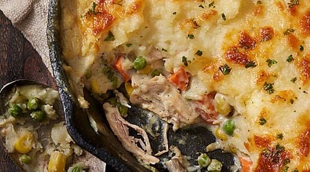 Use up your Christmas leftovers with easy recipe for turkey and ham pie