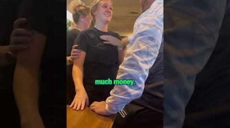 Waitress cries after receiving biggest ever tip