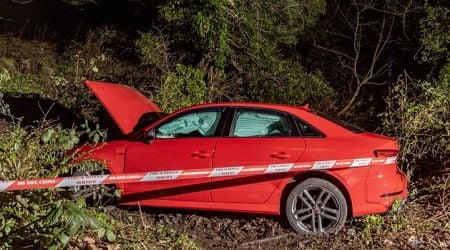 Family have lucky escape following Christmas night crash