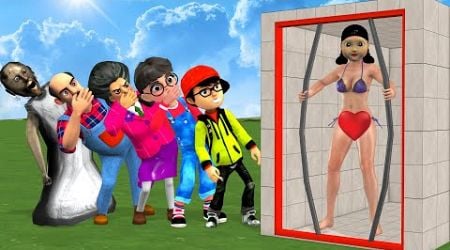 Scary Teacher 3D vs Squid Game Help Bikini Doll Escape Iron Cage When Captivity 5 Time Challenge