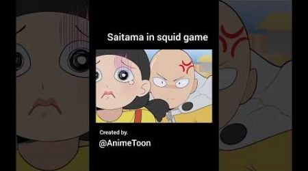 Saitama in Squid game part 2 #saitama #anime #animation #edit #squidgame