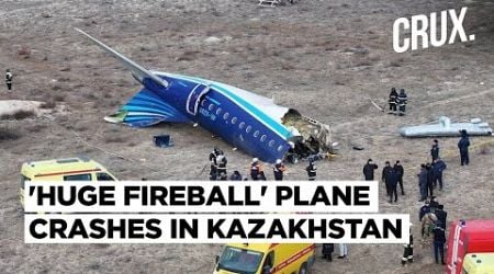 Russia Bound Azerbaijan Airlines Plane With Over 60 Passengers Crashes Near Kazakhstan&#39;s Aktau