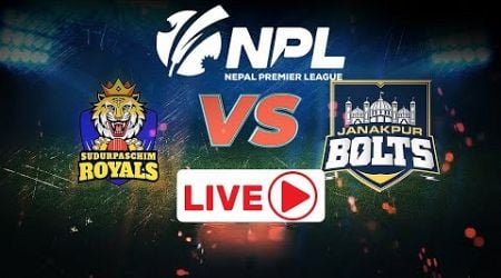 LIVE: Match Nepal Premier League 2024| SUDURPASCHIM ROYALS VS JANAKPUR BOLTS |FINAL MATCH| #npl2024