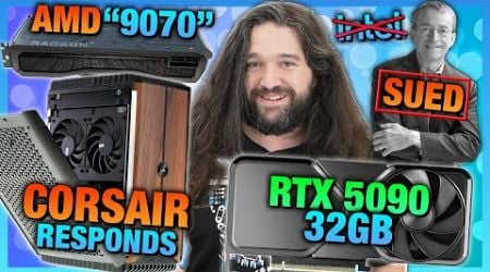 HW News - The $182,000 GPU, Intel &amp; CEO Sued, Corsair Responds to GN Review, &amp; RTX 5090 Rumors