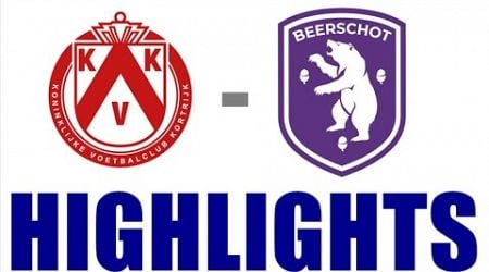 K Beerschot VA vs KV Kortrijk Highlights | Pro League 2024/25