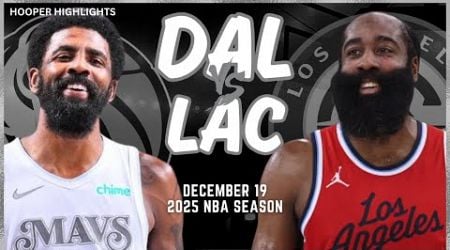 Dallas Mavericks vs LA Clippers Full Game Highlights | Dec 19 | 2025 NBA Season