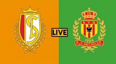 KV Mechelen vs Standard Liege Live score today football match Belgian Pro League 2024