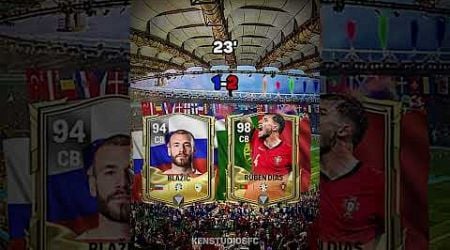 EUROS 2024: Slovenia VS Portugal (Part 1) #fcmobile #football #fifamobile #shorts