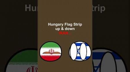 Hungary Flag strip up &amp; down #countryballs #edit