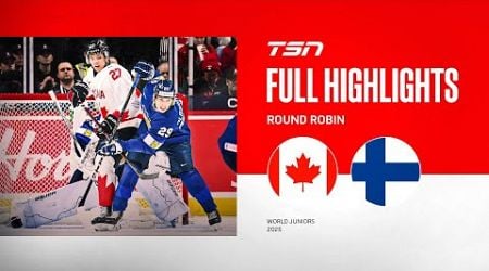 2025 World Junior Championship Highlights: Canada vs Finland