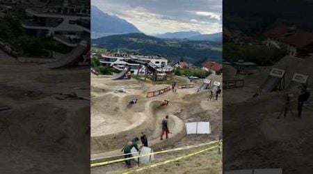 Practice laps at Crankworx Innsbruck #mtb #mountainbiking #downhill #crankworx