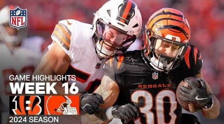 Cleveland Browns vs. Cincinnati Bengals | 2024 Week 16 Game Highlights