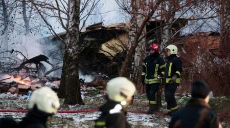 DHL Cargo Plane Crashes Near Vilnius Airport, Killing One