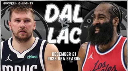 Dallas Mavericks vs LA Clippers Full Game Highlights | Dec 21 | 2025 NBA Season