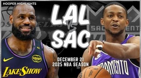 Los Angeles Lakers vs Sacramento Kings Full Game Highlights | Dec 21 | 2025 NBA Season