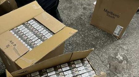 15,000 Illicit Cigarette Packets Intercepted at Kapitan Andreevo