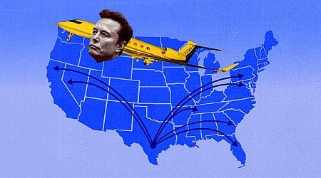 A year of Elon Musk's private jet travels reveals his deepening political ties