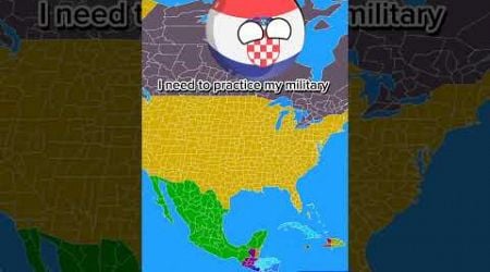 What if Canada and Croatia switch places? #countryballanimation #countryballs #geography