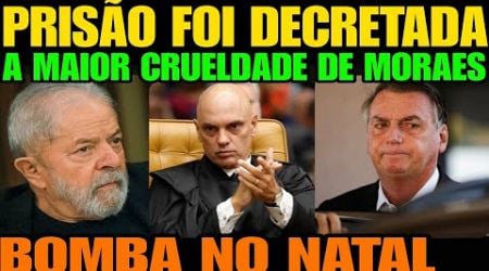 BOMBA EM PLENO NATAL! MORAES MANDOU PRENDER!! JAIR BOLSONARO DO PL ACABA DE SER ELOGIADO POR CUNHA