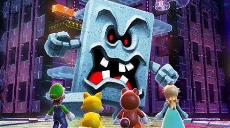 What if Thwomp is the Final Boss in Super Mario 3D World + Bowser&#39;s Fury?