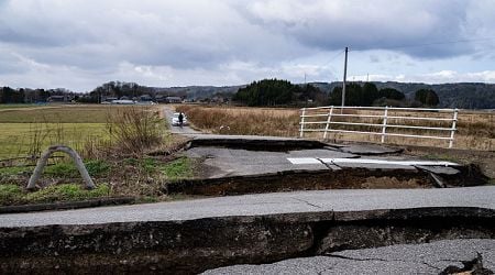 5.3-magnitude quake hits 40 km E of Tomioka, Japan: USGS