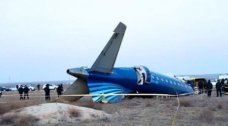 Azerbaijani minister suggests plane that crashed was hit by weapon