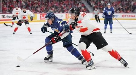 Highlights from Canada vs. Finland in the 2025 IIHF World Junior Championship