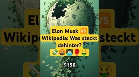 Elon Musk und die Wikipedia-Kritik | Elon Musk vs. Wikipedia #elonmusk #wikipedia #wokepedia #fyp