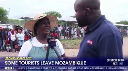 Tourists leave Mozambique fearing another wave of protests