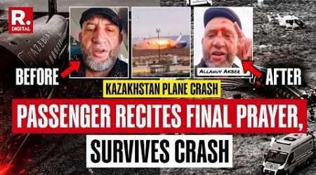 Caught On Camera: Passenger&#39;s Miraculous Escape From Death In Kazakhstan Plane Crash