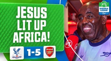 Jesus Lit Up Africa! (Robbie) | Crystal Palace 1-5 Arsenal | AFTV Sierra Leone Tour