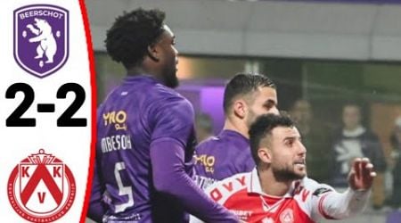 Beerschot vs Kortrijk (1-1) All Goals and Extended Highlights