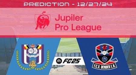 R.S.C. Anderlecht vs F.C.V. Dender E.H. - Prediction - 2024-25 Jupiter Pro League - EA FC 25