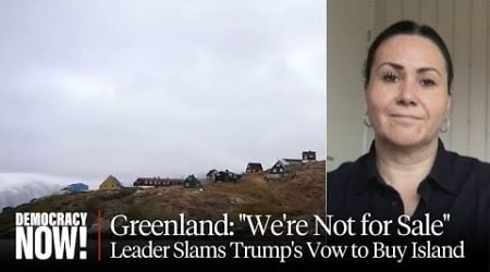 &quot;We&#39;re Not for Sale&quot;: Greenlandic Member of Danish Parliament Responds to Trump&#39;s Vow to Buy Island