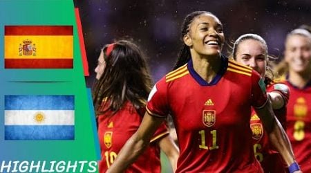 Spain vs Argentina | Friendly International Women - Highlights All Goals 11/11/22