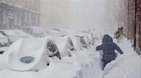 Now Italy is in chaos! Unprecedented snowstorm buries cars in Abruzzo