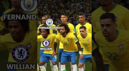 Squad Brazil Vs Belgium FIFA World Cup 2018 I Players Club #brazil #duniabola