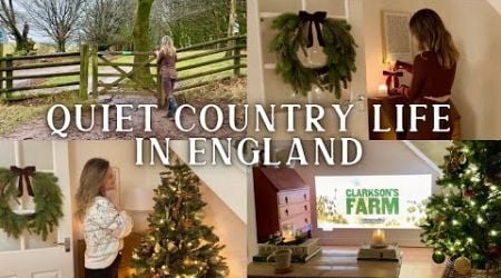 Quiet Country life: My Christmas Tree, Closing the Shop and Cosy Evenings at Home | Slow Living Vlog