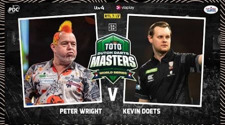 PDC World Series of Darts 2024 - Den Bosch - 2024 01 26 - Peter Wright v Kevin Doets - HUN