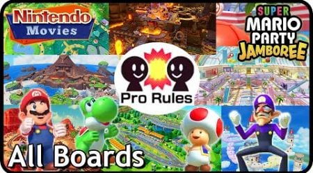 Super Mario Party Jamboree - All Boards (Pro Rules, 3-4 Players)