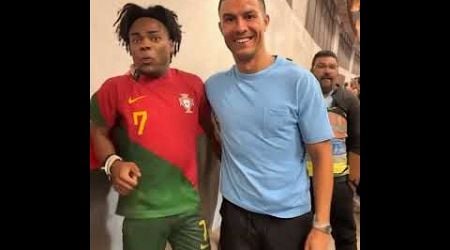 Ishowspeed and Ronaldo #ishowspeed #funny #football #ai #ronaldo #shorts