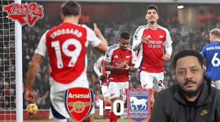 Arsenal 1-0 Ipswich | Troopz Reaction | MAJOR IMPROVEMENTS NEEDED IF WE WANNA WIN A TROPHY THIS YEAR