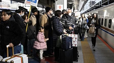 Japan transport hubs overflow as 9-day New Year break begins