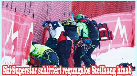 Ski-Superstar schlittert regungslos Steilhang hinab, jetzt liegt er auf der Intensivstation