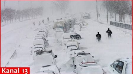 Balkans snowstorm leaves tens of thousands of homes without power, causes traffic chaos