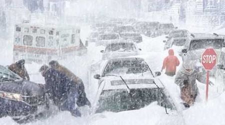 1.53 Meters Of Snow! Cars &amp; Homes Disappeared! Snowstorm In Campo Di Giove, Abruzzo, Italy