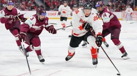 Highlights from Canada vs. Latvia in the 2025 IIHF World Junior Championship