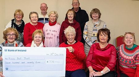 Ballintra Active Group's generous fundraising helps two worthy beneficiaries