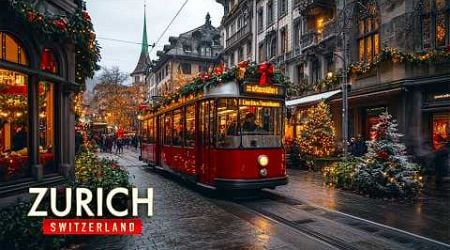 ZURICH, Switzerland - The Most EXPENSIVE CHRISTMAS places IN THE WORLD